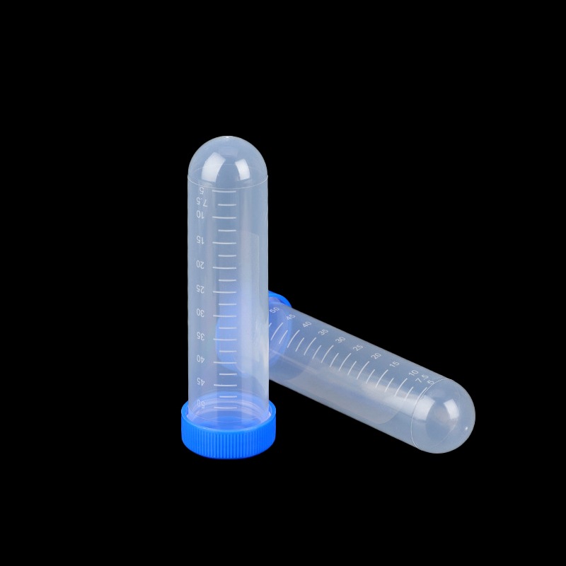 50ml Flat Bottom/Conical/Round Plastic Centrifuge Tubes 