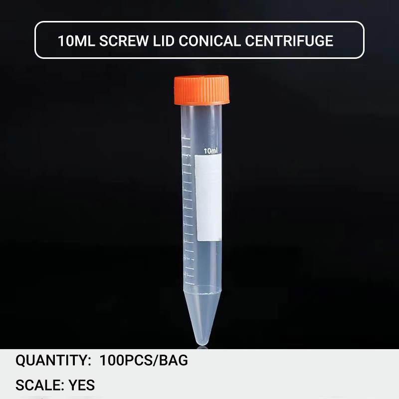 Centrifuge Tube 10ml, Conical Or Round Bottom Centrifuge Tubes 10ml with Graduated