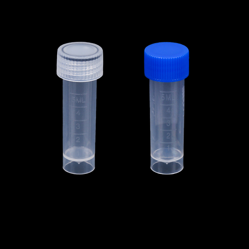 High Speed Centrifuge 5ml Experimental Centrifuge Tube 5ml Freezing Storage Tube with Screw Cover And Gasket