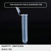 Hinged Lid PP Centrifuge Tubes Round Bottom Centrifuge Tubes Centrifuge 10mL Tube